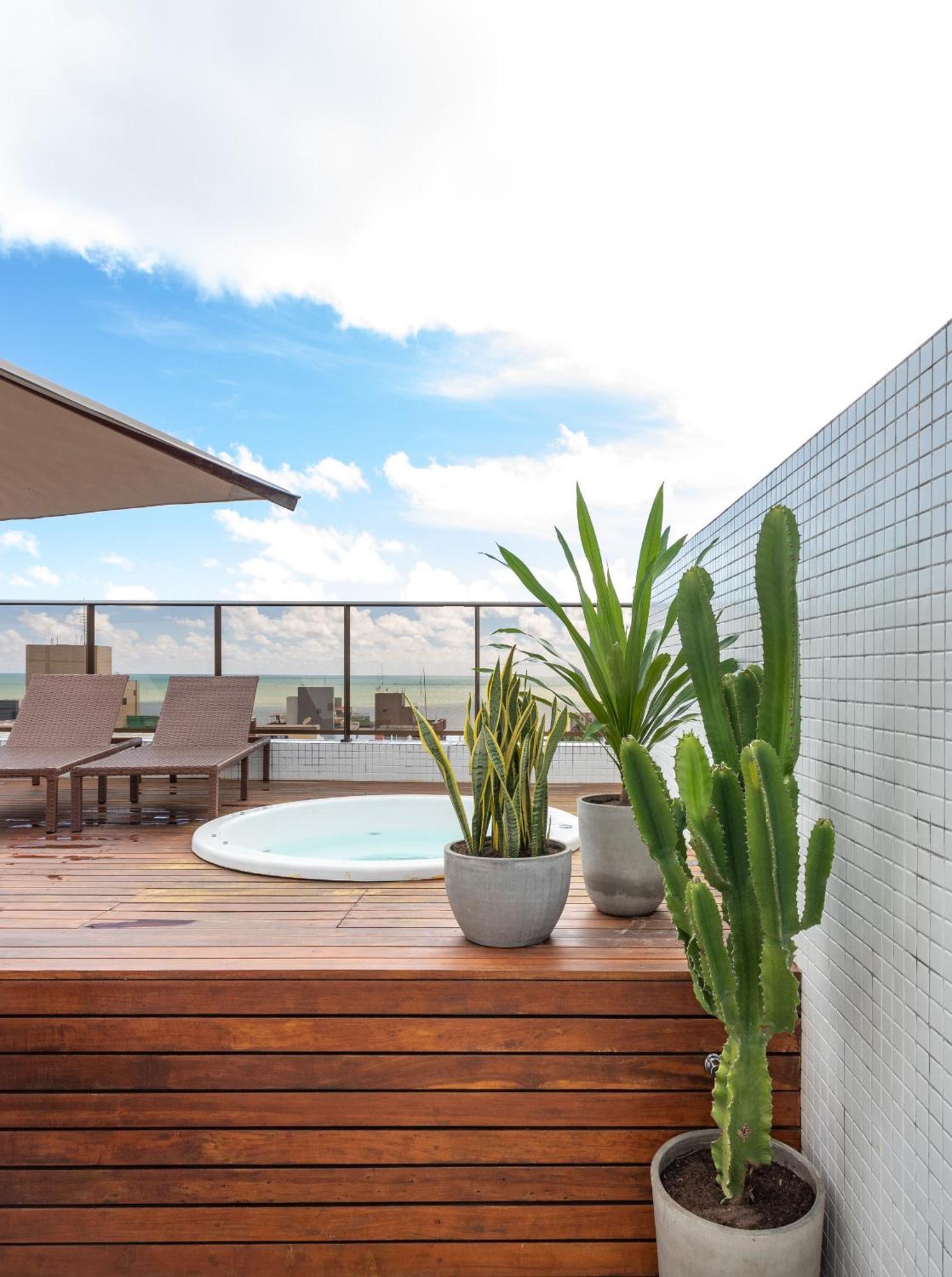 Cobertura Com Jacuzzi E Deslumbrante Vista Mar Apartment Joao Pessoa Exterior photo